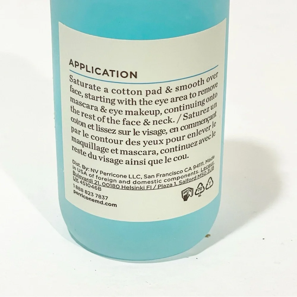 Perricone MD No:Rinse Micellar Cleansing Treatment 4oz Skincare Face‎ Beauty NEW